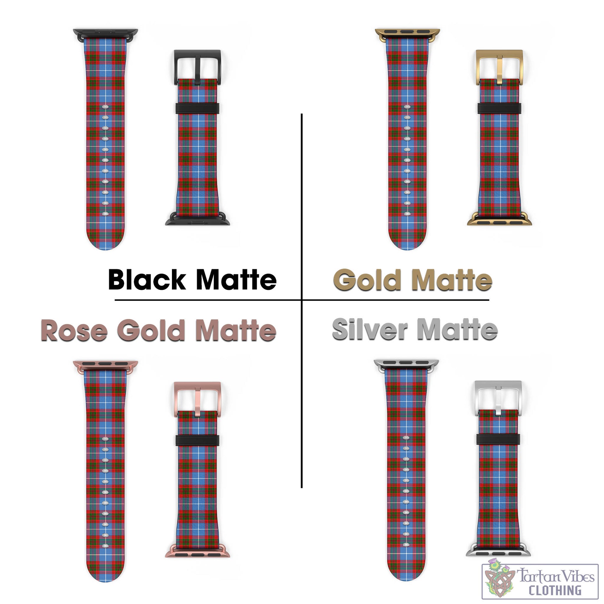 Tartan Vibes Clothing Congilton Tartan Watch Band