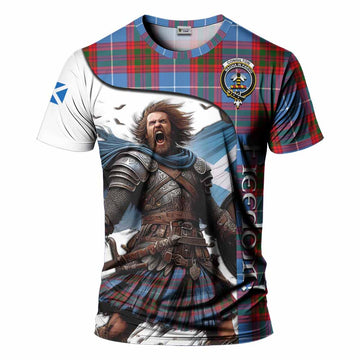 Congilton Crest Tartan T-Shirt Inspired by the Freedom of Scottish Warrior