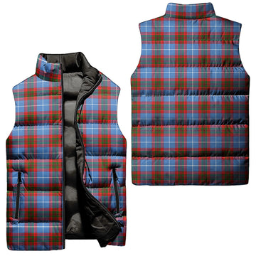 Congilton Tartan Sleeveless Puffer Jacket