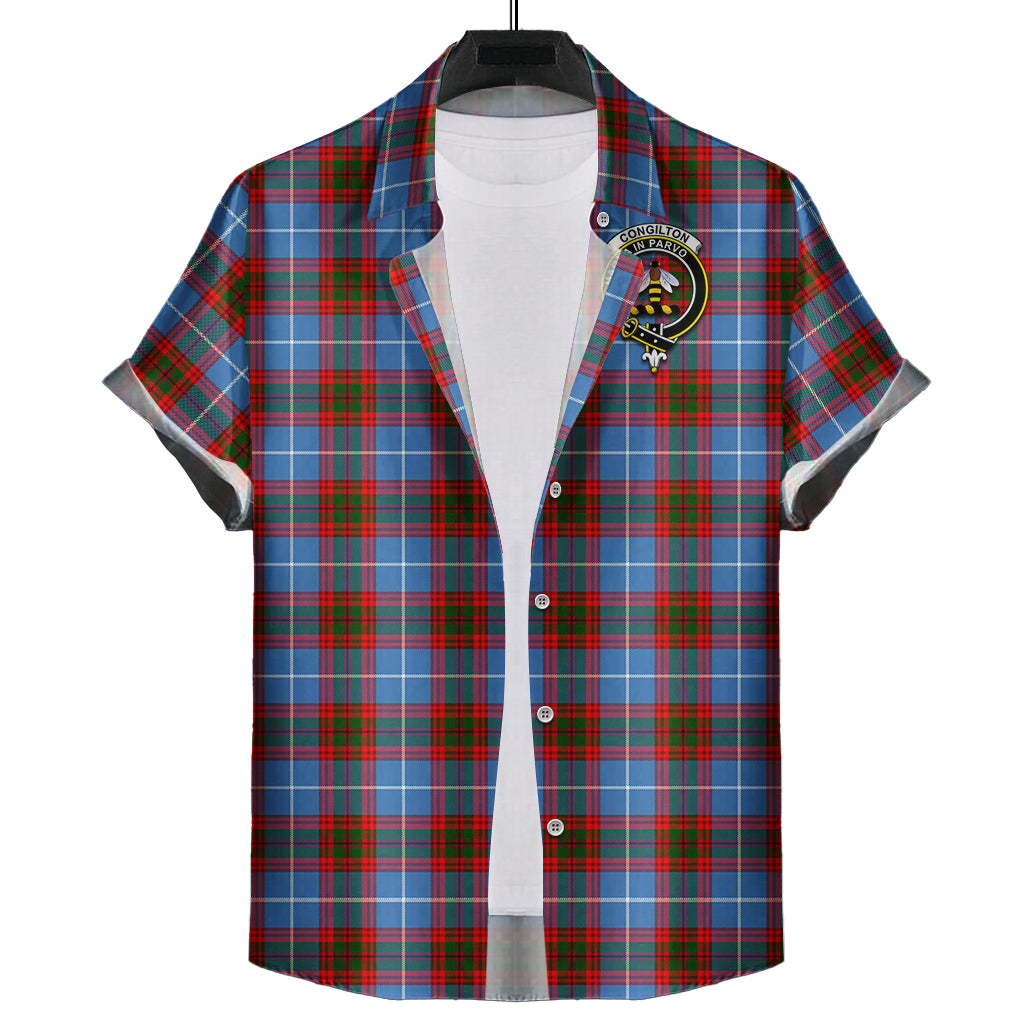 congilton-tartan-short-sleeve-button-down-shirt-with-family-crest