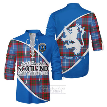 Congilton Family Crest Tartan Ghillie Kilt Shirt Celebrate Saint Andrew's Day in Style Men - Tartan Vibes Clothing