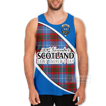 Congilton Family Crest Tartan Men's Tank Top Celebrate Saint Andrew's Day in Style