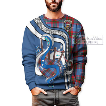 Congilton Tartan Sweatshirt with Epic Bagpipe Style