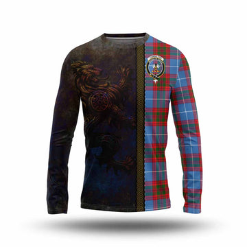 Congilton Tartan Family Crest Long Sleeve T-Shirt Alba Gu Brath Be Brave Lion Ancient Style Unisex - Tartan Vibes Clothing