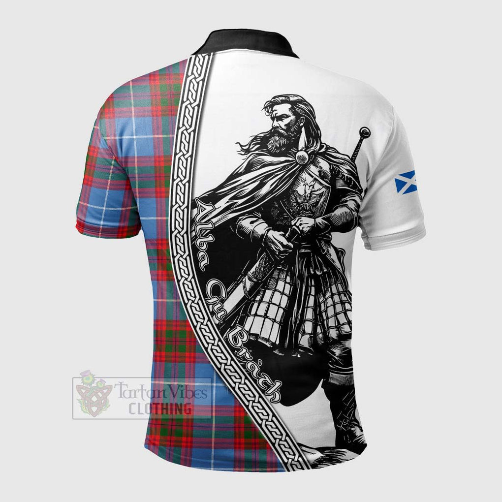 Tartan Vibes Clothing Congilton Tartan Clan Crest Polo Shirt with Highlander Warrior Celtic Style