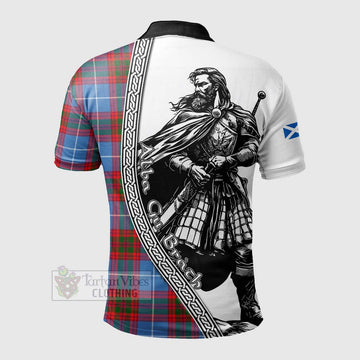 Congilton Tartan Clan Crest Polo Shirt with Highlander Warrior Celtic Style