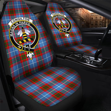 Congilton Tartan Car Seat Cover with Family Crest