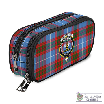 Congilton Tartan Pen and Pencil Case with Family Crest - Tartan Vibes Clothing
