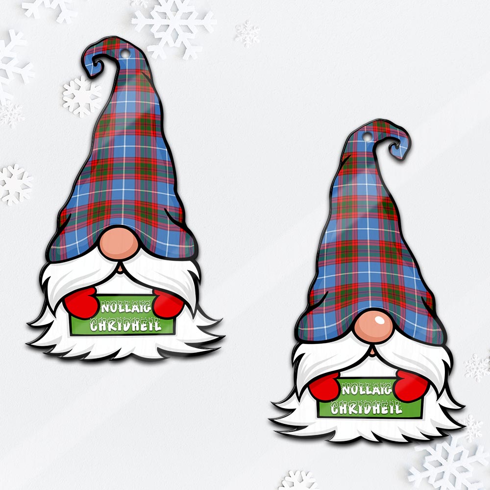 Congilton Gnome Christmas Ornament with His Tartan Christmas Hat - Tartan Vibes Clothing