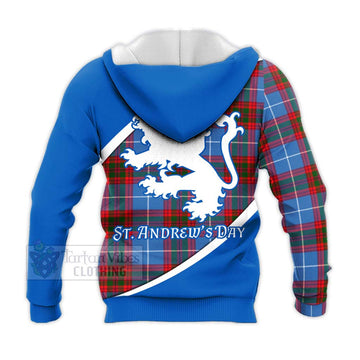 Congilton Family Crest Tartan Knitted Hoodie Celebrate Saint Andrew's Day in Style