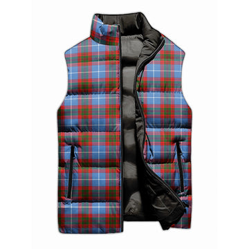 Congilton Tartan Sleeveless Puffer Jacket