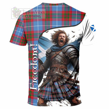 Congilton Crest Tartan T-Shirt Inspired by the Freedom of Scottish Warrior