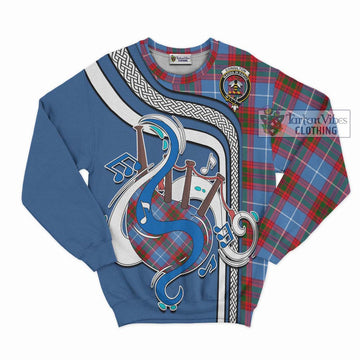 Congilton Tartan Sweatshirt with Epic Bagpipe Style