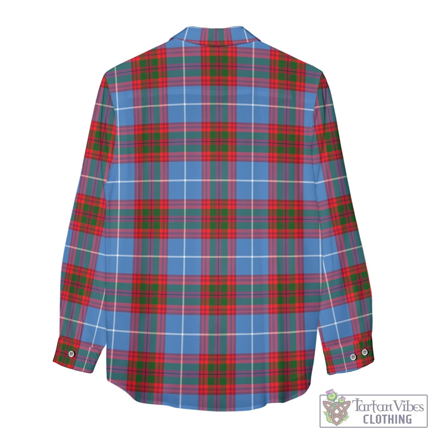 Tartan Vibes Clothing Congilton Tartan Womens Casual Shirt with Family Crest