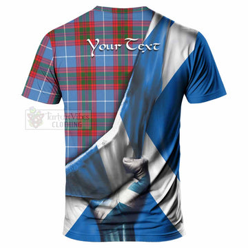 Congilton Tartan T-Shirt with Family Crest Scotland Patriotic Style