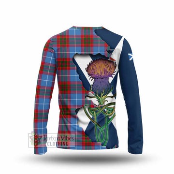 Congilton Tartan Family Crest Long Sleeve T-Shirt Scottish Thistle Celtic Inspired - Tartan Vibes Clothing