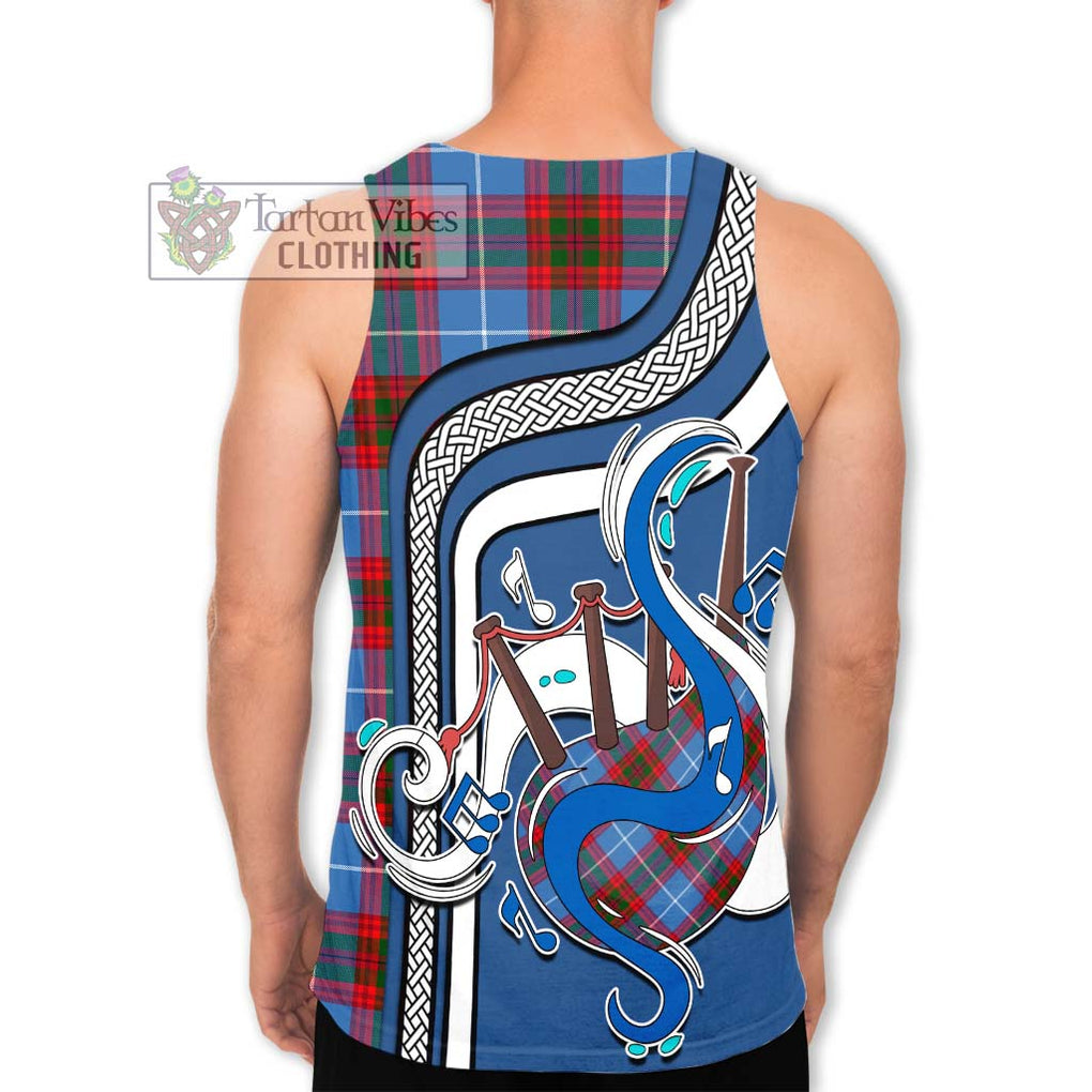 Congilton Tartan Men's Tank Top with Epic Bagpipe Style - Tartanvibesclothing Shop