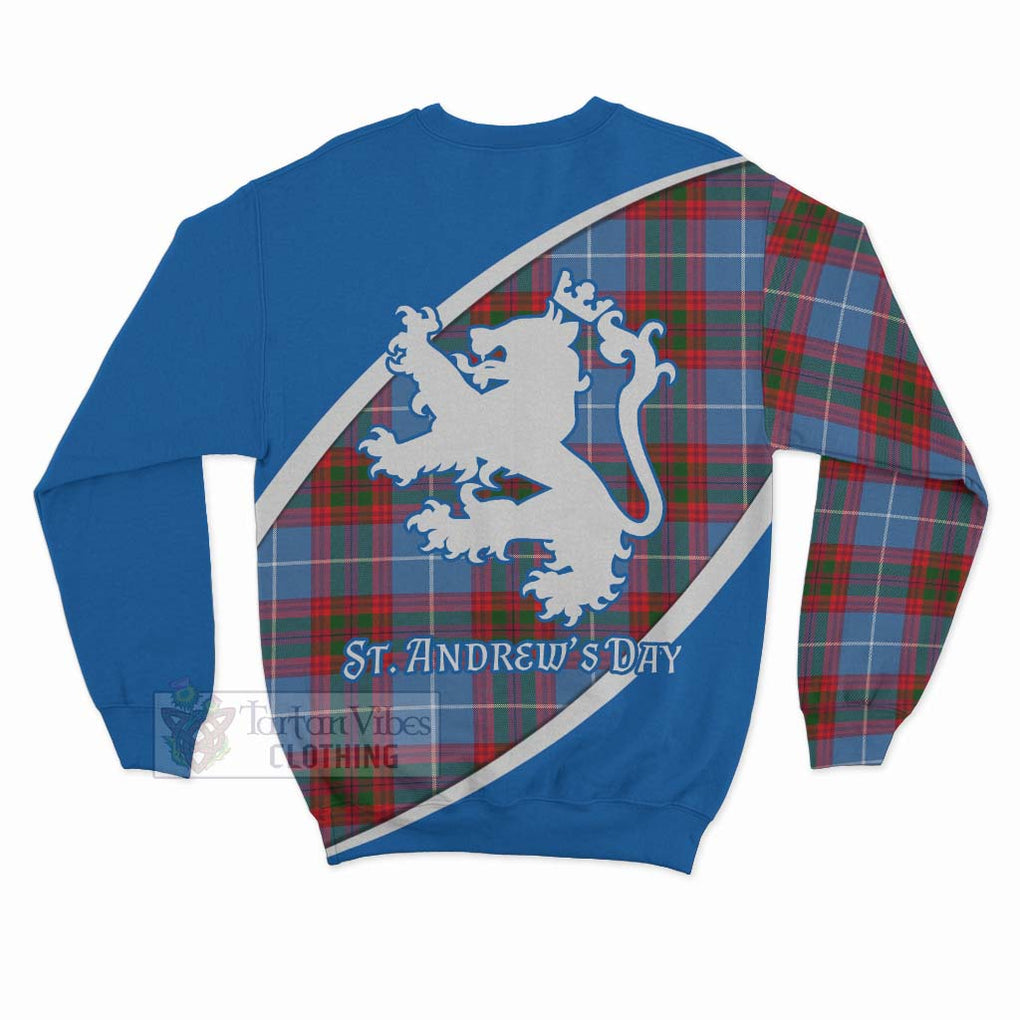 Tartan Vibes Clothing Congilton Family Crest Tartan Sweatshirt Celebrate Saint Andrew's Day in Style