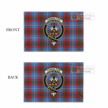 Congilton Tartan House Flag with Family Crest