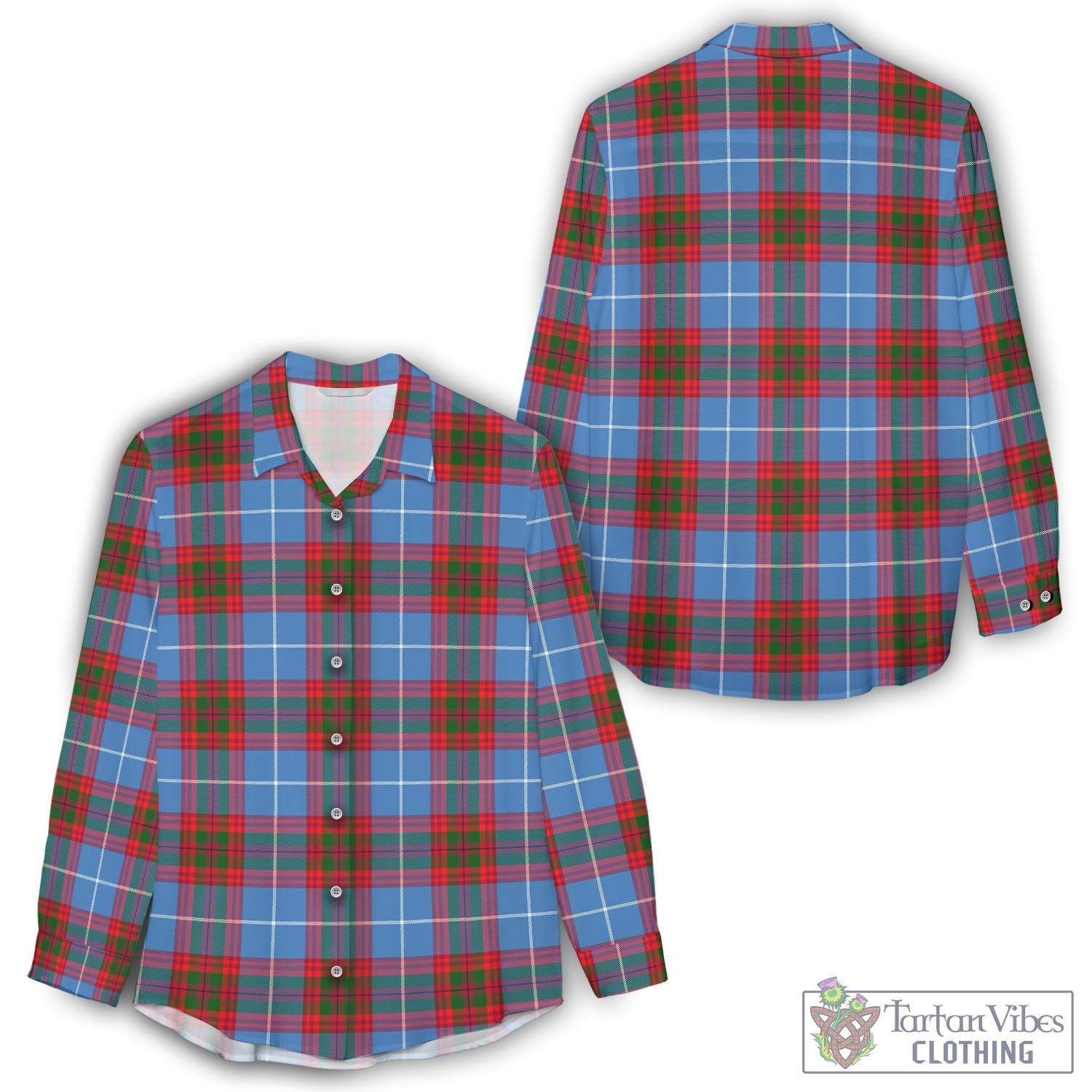 Congilton Tartan Womens Casual Shirt