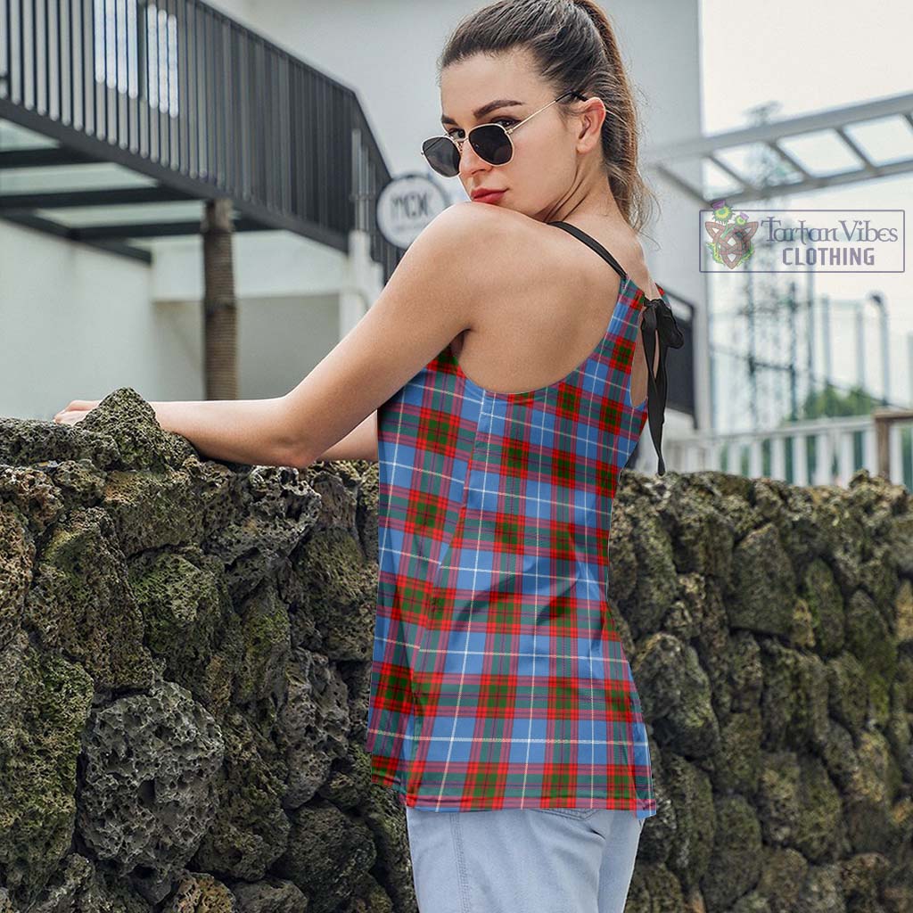 Tartan Vibes Clothing Congilton Tartan Loose Halter Neck Camisole