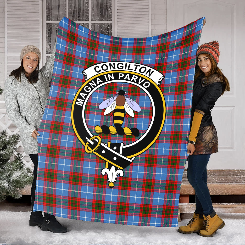 congilton-tartab-blanket-with-family-crest