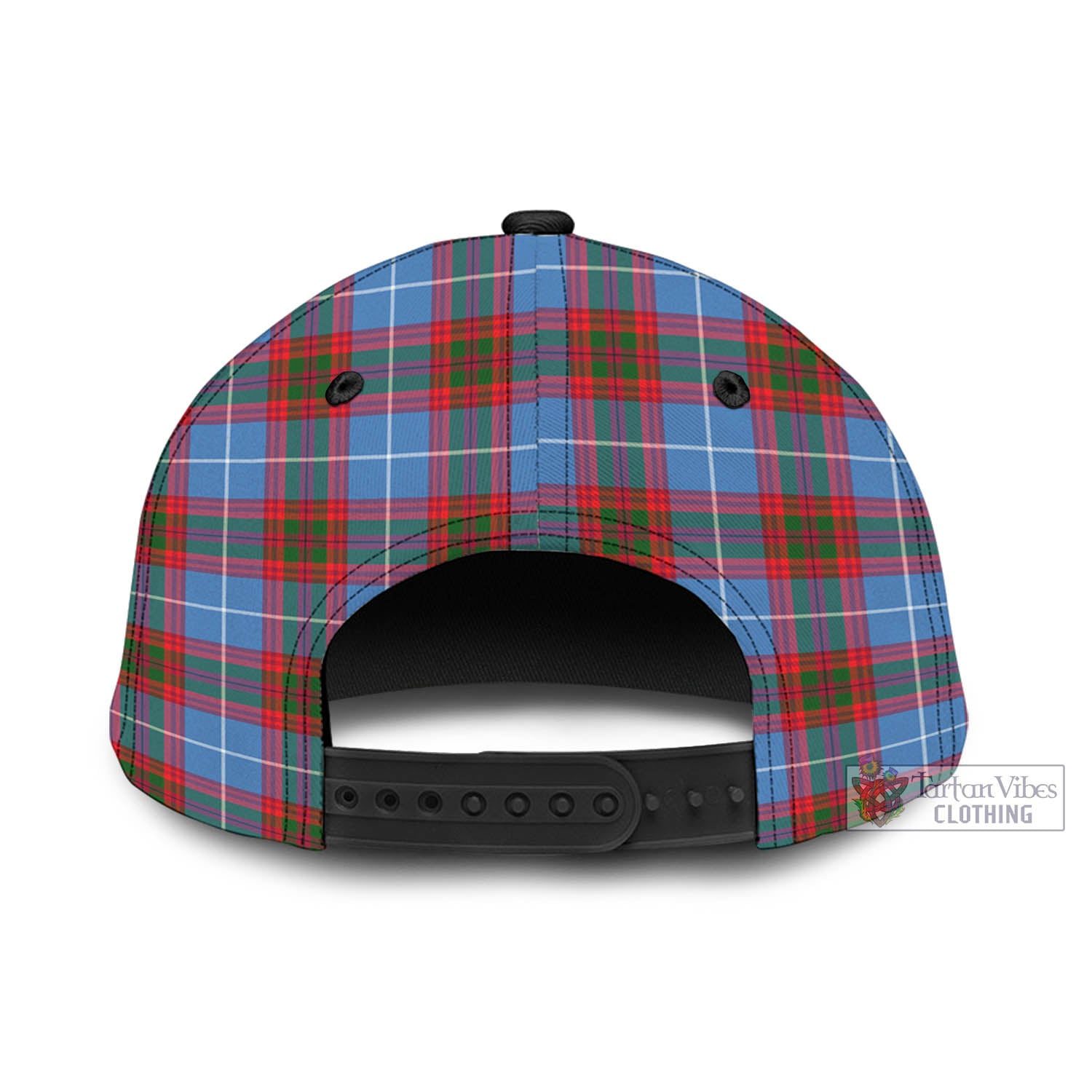 Tartan Vibes Clothing Congilton Tartan Classic Cap with Family Crest In Me Style