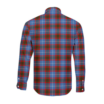 Congilton Tartan Long Sleeve Button Up Shirt with Family Crest