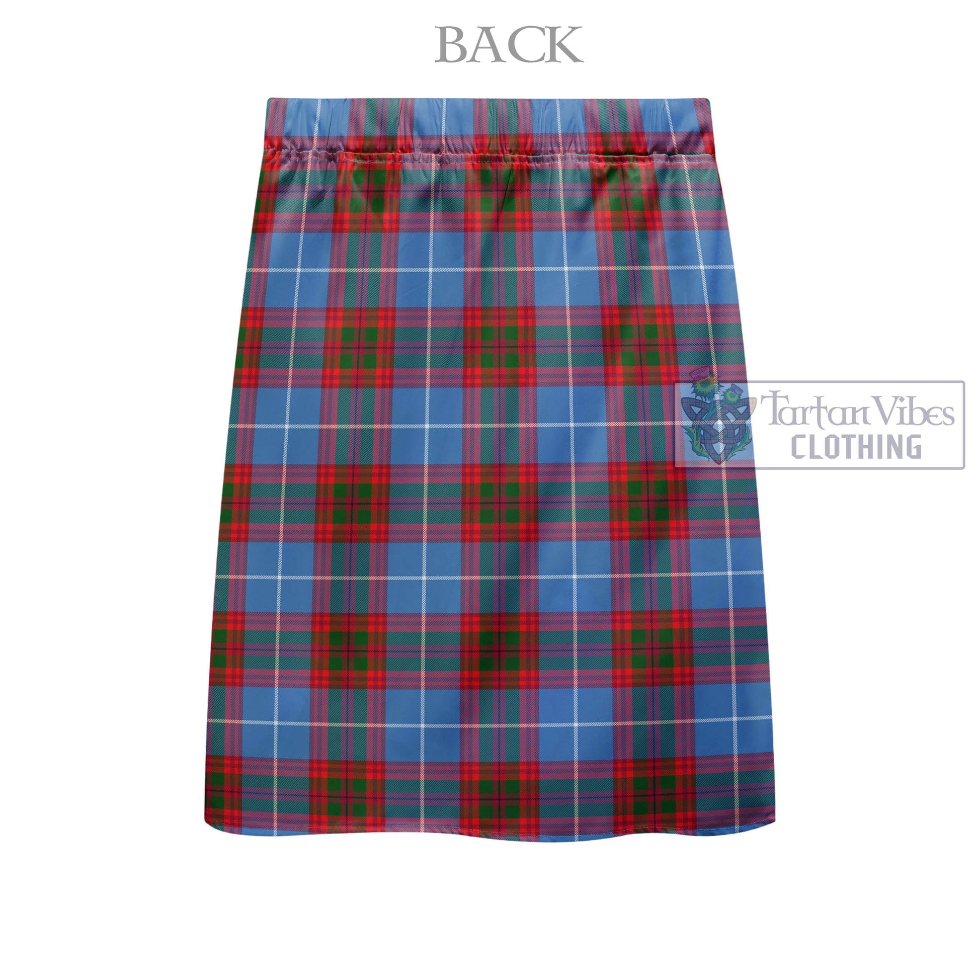 Tartan Vibes Clothing Congilton Tartan Men's Pleated Skirt - Fashion Casual Retro Scottish Style