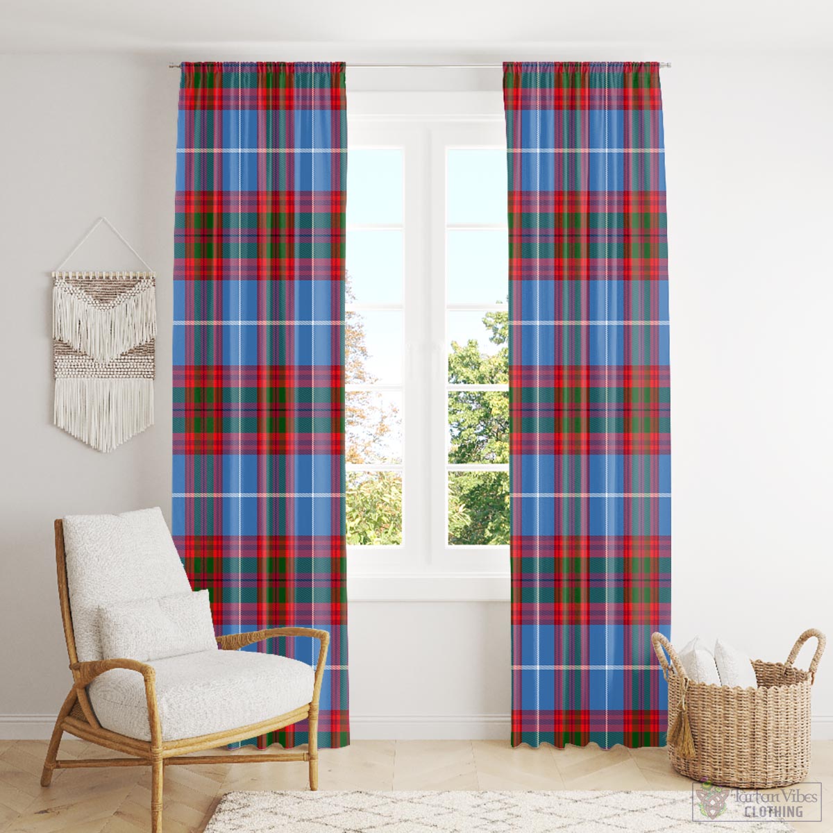 Congilton Tartan Window Curtain - Tartan Vibes Clothing