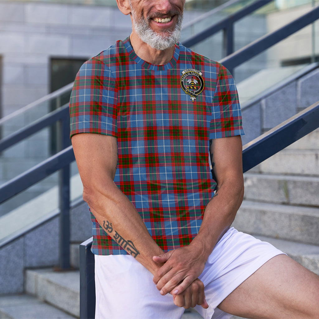 Congilton Tartan T-Shirt with Family Crest - Tartan Vibes Clothing