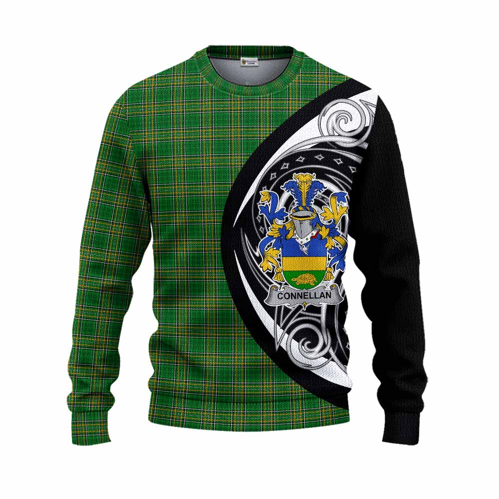 Connellan Irish Clan Knitted Sweater Celtic Circle Style Unisex - Tartan Vibes Clothing