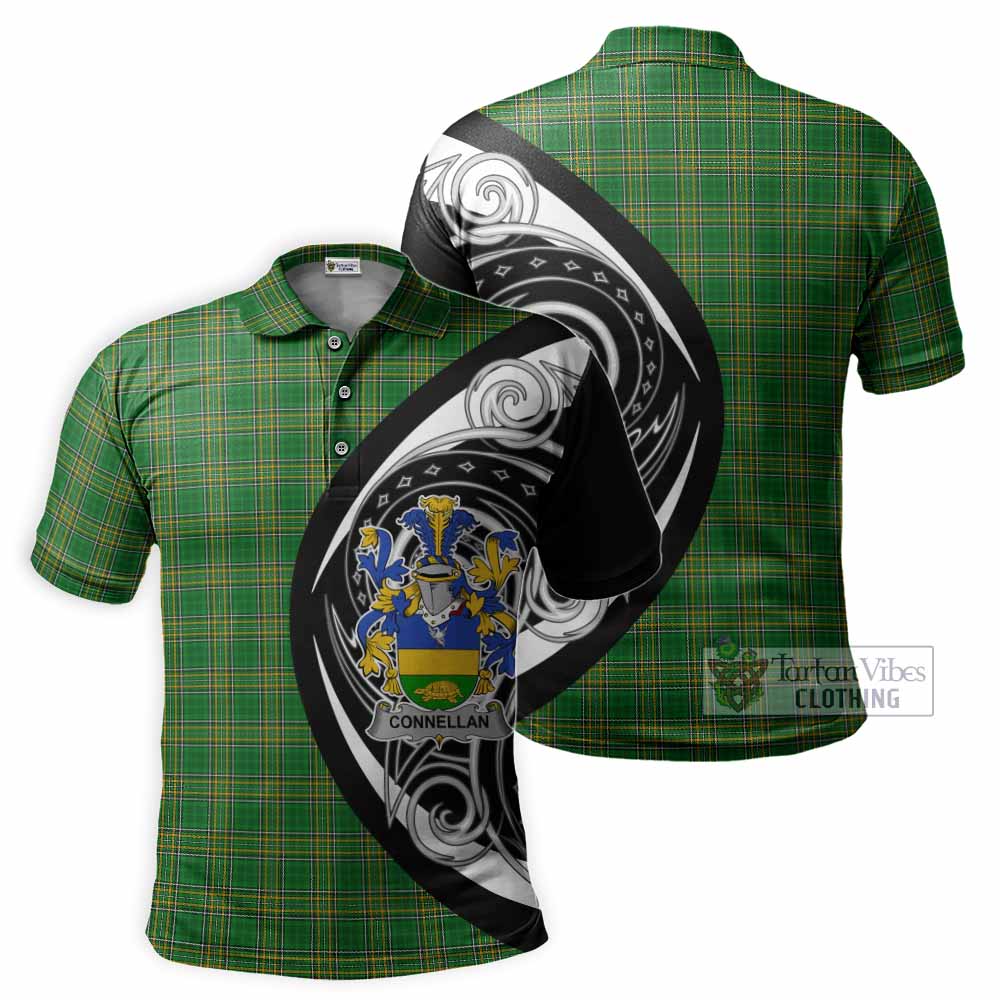 Connellan Irish Clan Polo Shirt Celtic Circle Style - Tartan Vibes Clothing