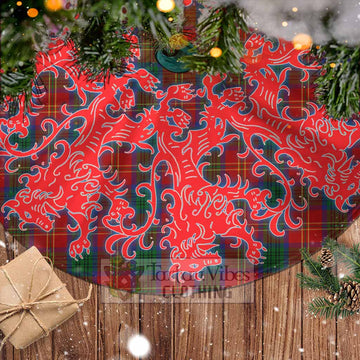 Connolly Tartan Christmas Tree Skirt Lion Rampant Style