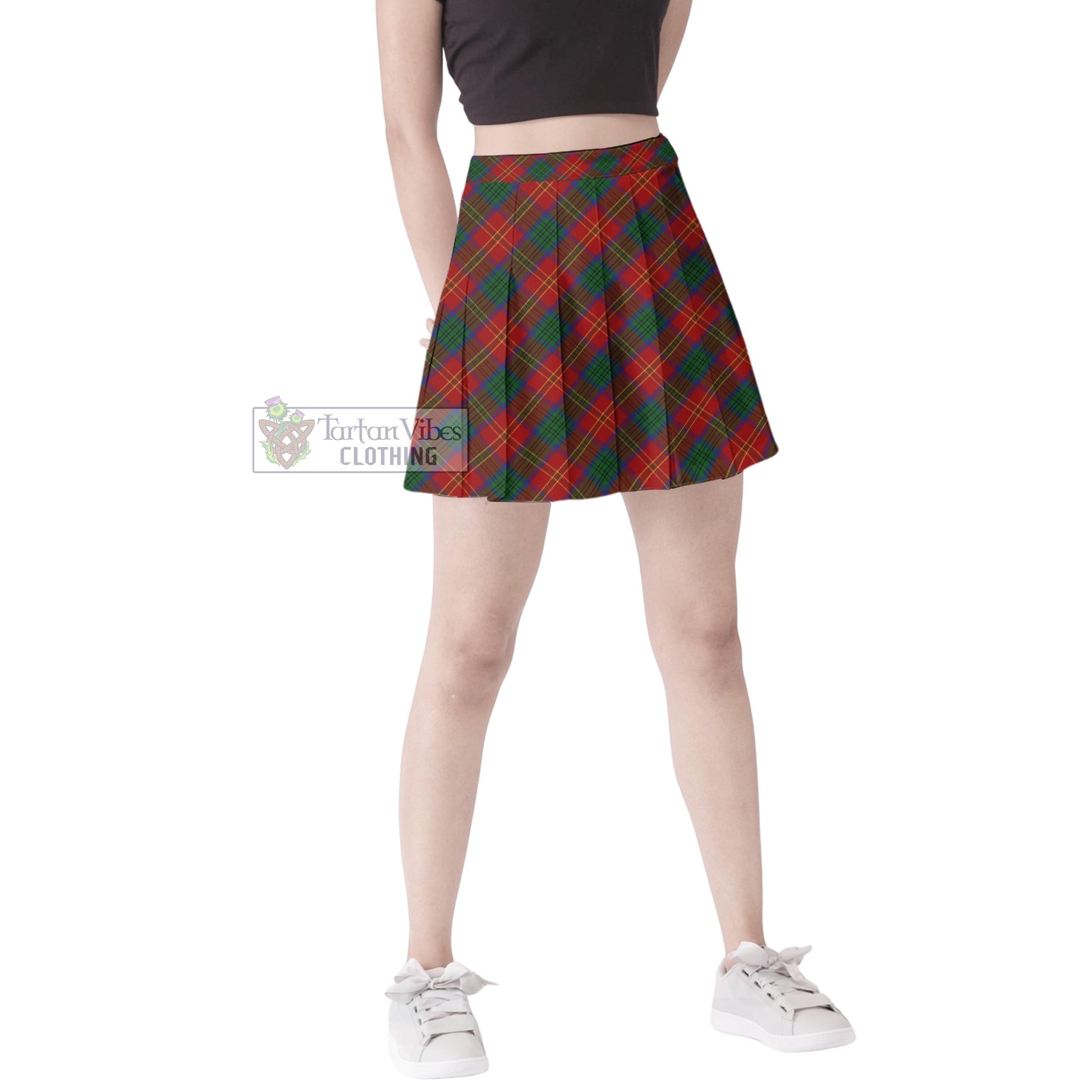 Tartan Vibes Clothing Connolly Dress Tartan Women's Plated Mini Skirt