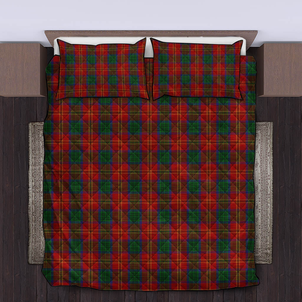 Connolly Tartan Quilt Bed Set King - Tartan Vibes Clothing