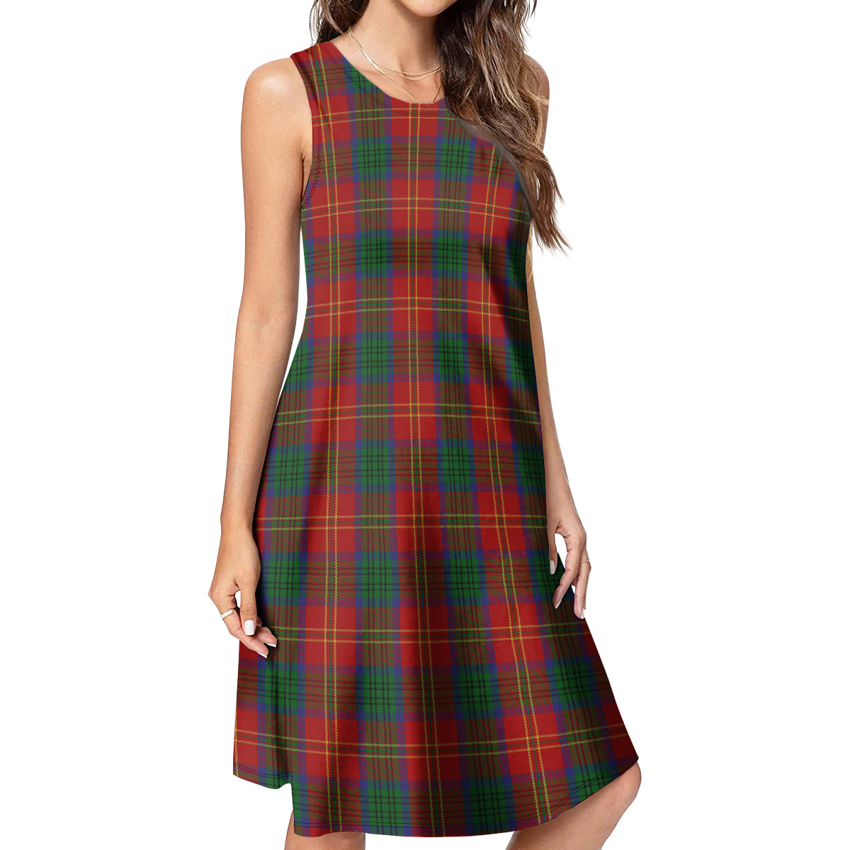 Connolly Dress Tartan Womens Casual Dresses - Tartanvibesclothing