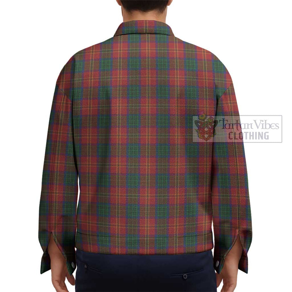 Connolly Tartan Unisex Lapel Cotton Jacket - Tartan Vibes Clothing