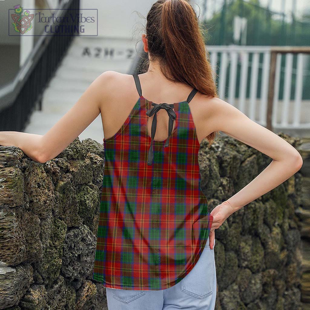 Tartan Vibes Clothing Connolly Dress Tartan Loose Halter Neck Camisole