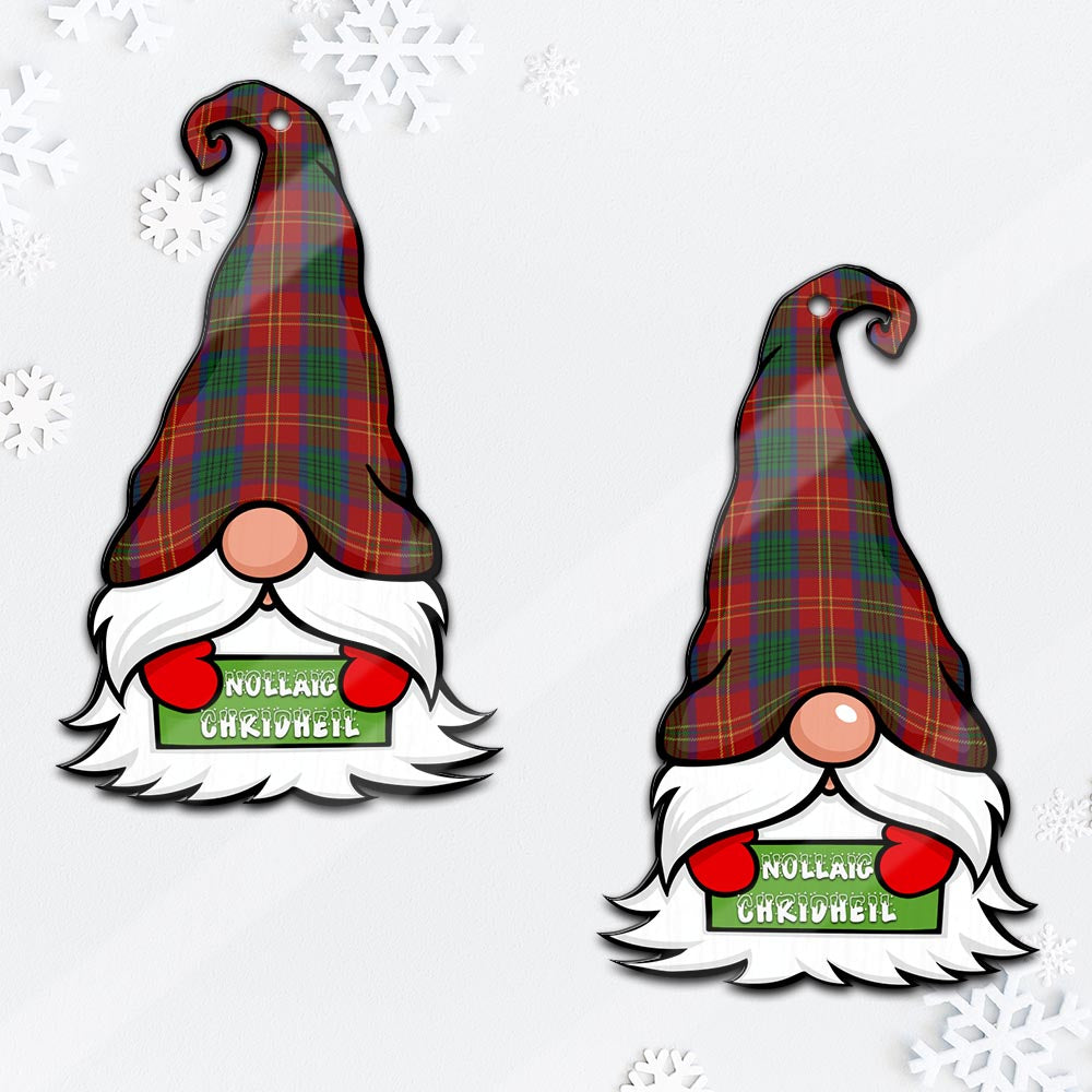 Connolly Gnome Christmas Ornament with His Tartan Christmas Hat - Tartan Vibes Clothing