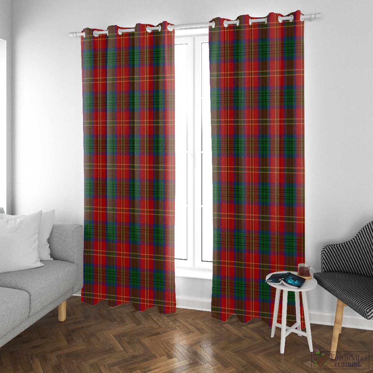 Connolly Dress Tartan Window Curtain