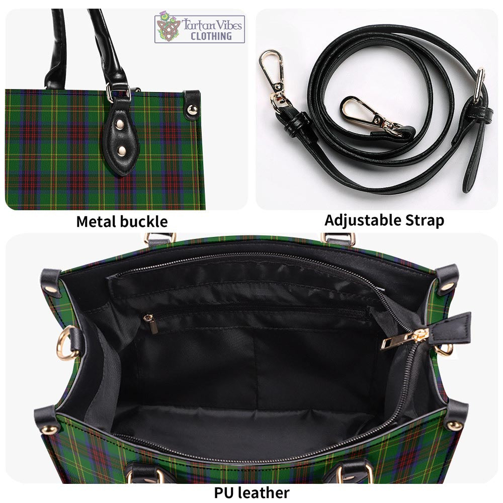 Tartan Vibes Clothing Connolly Hunting Tartan Luxury Leather Handbags