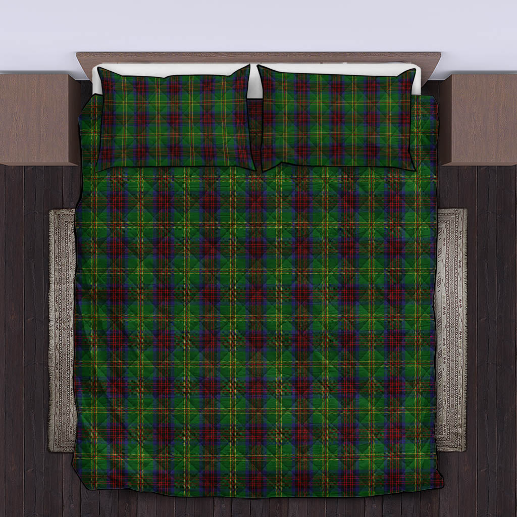 Connolly Hunting Tartan Quilt Bed Set King - Tartan Vibes Clothing