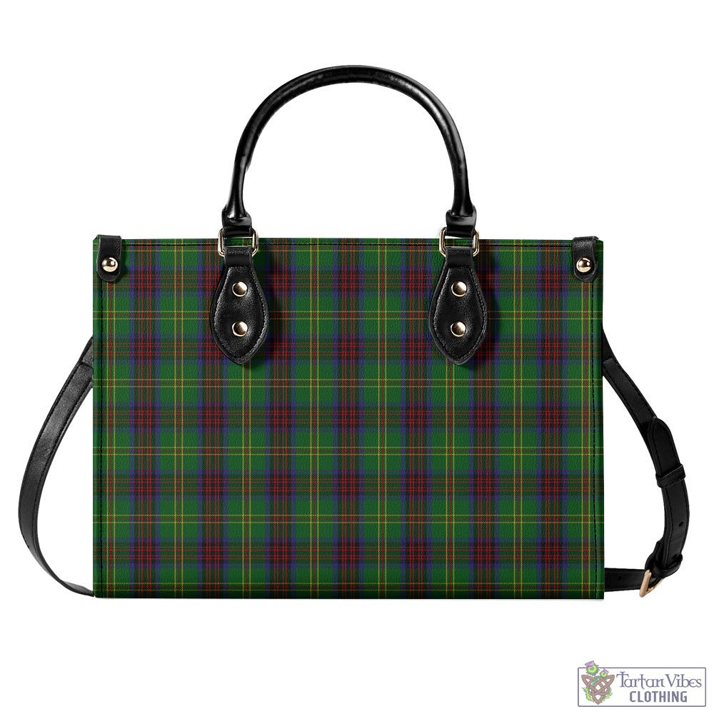 Tartan Vibes Clothing Connolly Hunting Tartan Luxury Leather Handbags