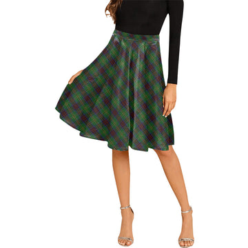 Connolly Hunting Tartan Melete Pleated Midi Skirt