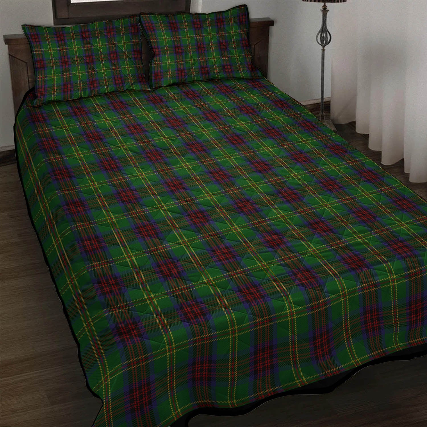 Connolly Hunting Tartan Quilt Bed Set - Tartan Vibes Clothing