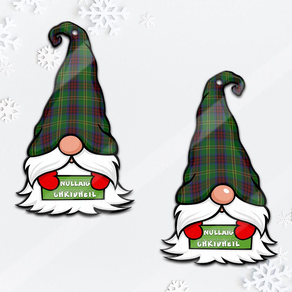 Connolly Hunting Gnome Christmas Ornament with His Tartan Christmas Hat - Tartan Vibes Clothing