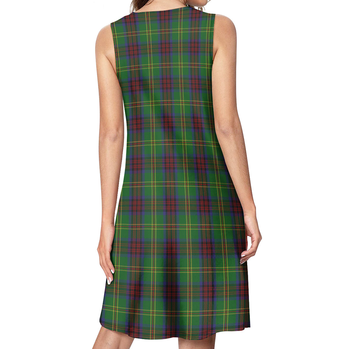 Connolly Hunting Tartan Womens Casual Dresses - Tartanvibesclothing