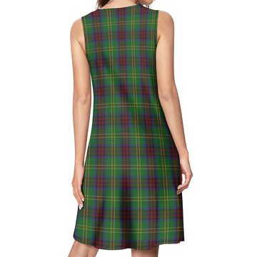 Connolly Hunting Tartan Womens Casual Dresses