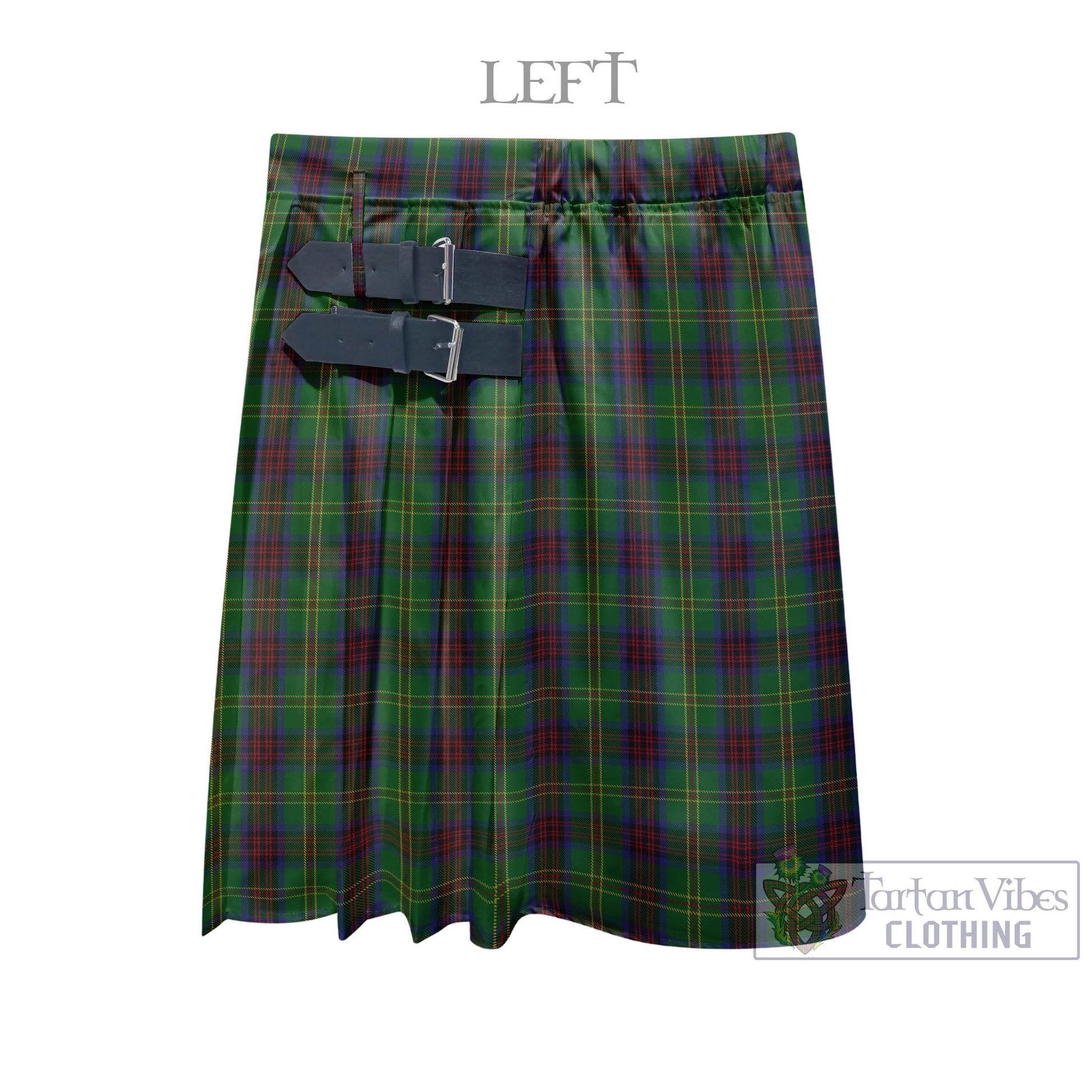 Tartan Vibes Clothing Connolly Hunting Tartan Men's Pleated Skirt - Fashion Casual Retro Scottish Style